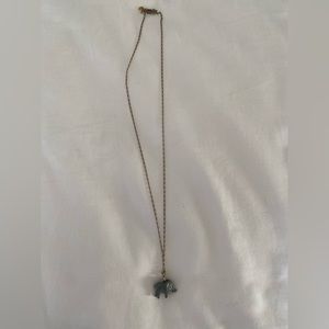 JCrew Elephant Necklace